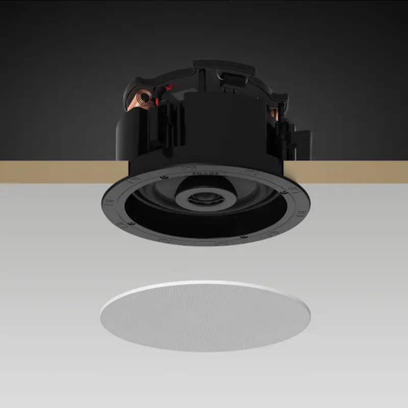 In-ceiling and in-wall speakers for whole-home audio